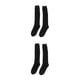 thumbnail image 1 of Qarigey Medias altas y gruesas, calcetines de moda, calentador de muslo, uniforme, protección, flexibilidad, accesorios de disfraz, mujer, niñas, negro negro 2piezas Qarigey CBP387468, 1 of 5