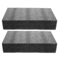 thumbnail image 1 of KAKOWELY 2pcs Foam Inserts for Cases Black Polyurethane Foam Sheets Cuttable Packing Foam Padding for Tool Box Camera Crafts and Storage,9.84X"X5.91"X1.97", 1 of 5