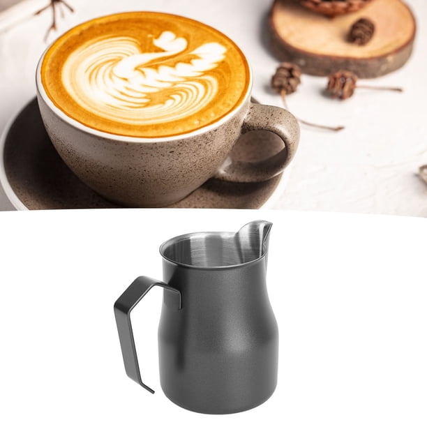 Jarra para Espumar Leche Taza para Espumar Leche y café de Acero Inoxidable para Accesorios de Cafetera ANGGREK Otros