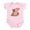Petal Pink, variant on CafePress - I LOVE Nonna CUTE Bear Infant Bodysuit - Baby Light Bodysuit, Size Newborn - 24 Months
