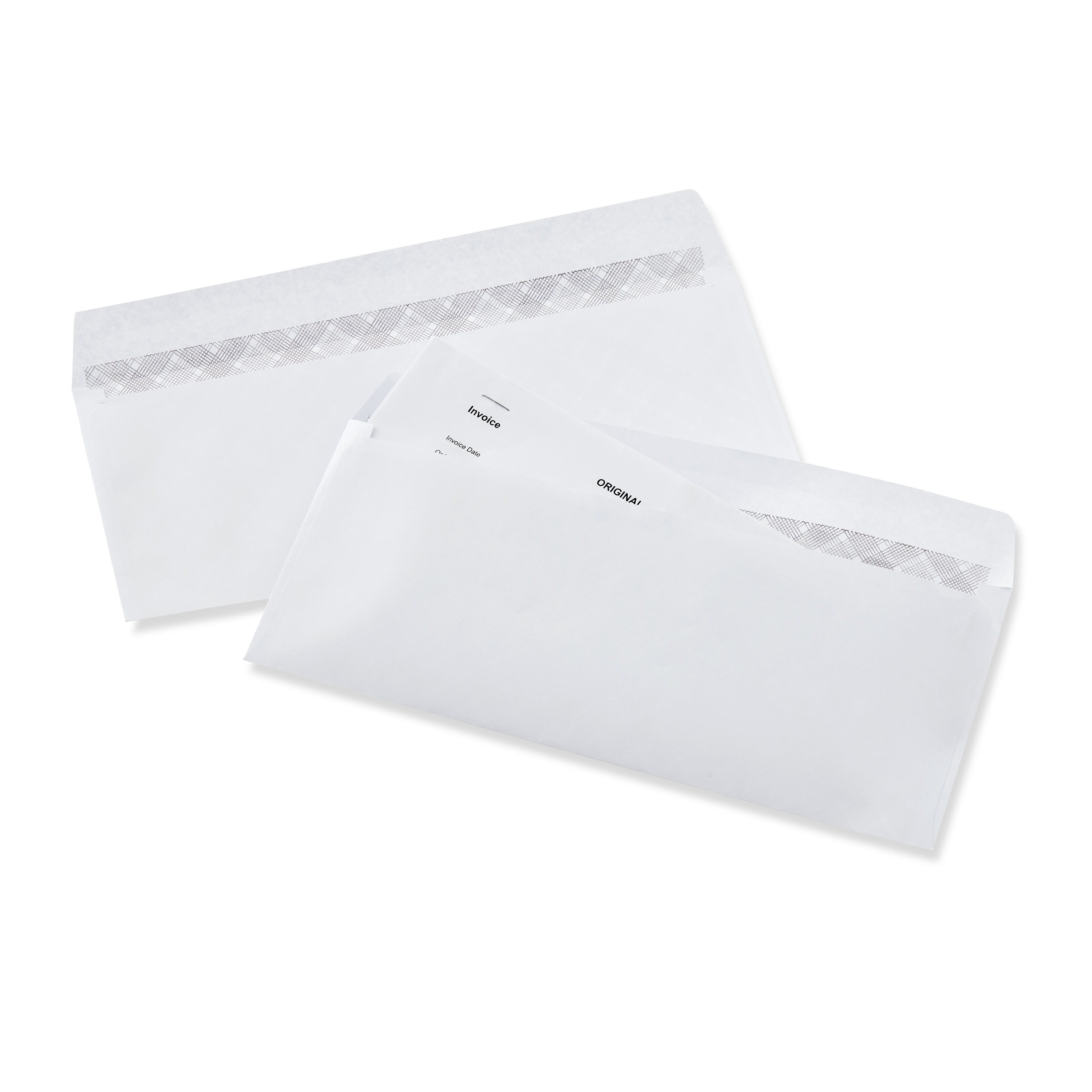 Pen + Gear #10 (4.13" x 9.5") Envelopes, Peel & Stick Closure, White, Privacy Tinted, 500-Count