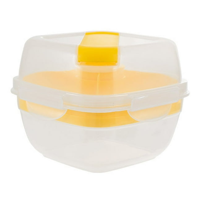 OUSITAID 1 Set 950/1000/1200ml Lunch Box Microwave Safe Double Layer Portable Large Capacity Leakproof School Students Bento Food Container Kitchen Supplies