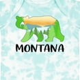thumbnail image 4 of Inktastic Montana Lake and Trees in Bear Silhouette Boys or Girls Baby Bodysuit, 4 of 5
