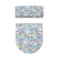thumbnail image 4 of HELLHERO Rabbit Easter Egg Design Toilet Protector Cover, Easy to Clean Reusable Elastic Fabric Toilet Seat Covers Set, 4 of 7