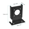 thumbnail image 2 of Unique Bargains 4 Pcs Supports Réglables pour Base de Poteau de Terrasse, Base de Poteau de Terrasse 4'x4' pour Clôture en Bois, Rampe de Terrasse, Boîte aux Lettres, Noir, 2 of 6