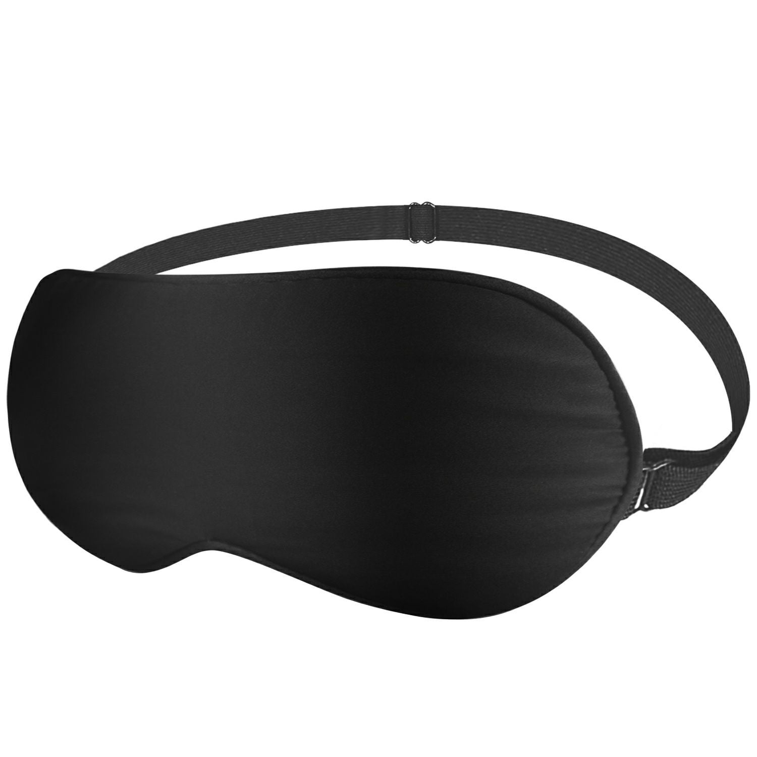 JEFlex Natural Silk Blindfold Sleeping Eye Mask with Adjustable Stra ...