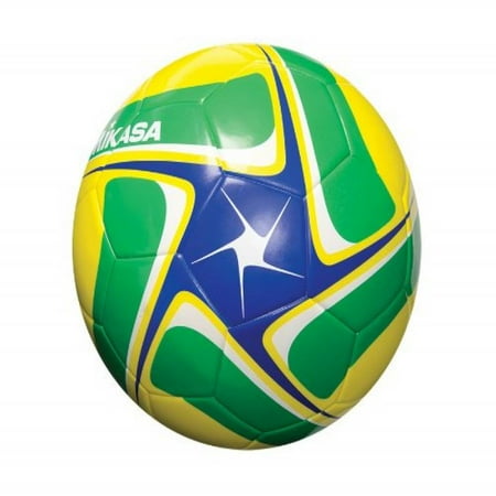 - Mikasa Size 4 Soccer Ball (Yellow and Green)