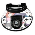 thumbnail image 6 of Segolike Sun Hat Built in Fan Visor Hat with Fan USB Rechargeable Three Settings Mini Fan Hat Outdoor Sun Visor Fan Hat for Climbing Hiking Gifts Black, 6 of 8