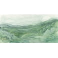 thumbnail image 2 of Chandler, Sharon 32x18 White Modern Wood Framed Museum Art Print Titled - Mountain Passage III, 2 of 4
