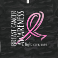 thumbnail image 4 of Inktastic Breast Cancer Awareness- Fight, care, cure Women's T-Shirt, 4 of 5
