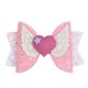 thumbnail image 5 of Qarigey Pinza para el pelo con lazo grande para niñas, alfileres brillantes con flecos, pinza para el pelo, tocados, suministros para el día de los Lazo de corazón de ala beige 2piezas Qarigey CBP466379, 5 of 5