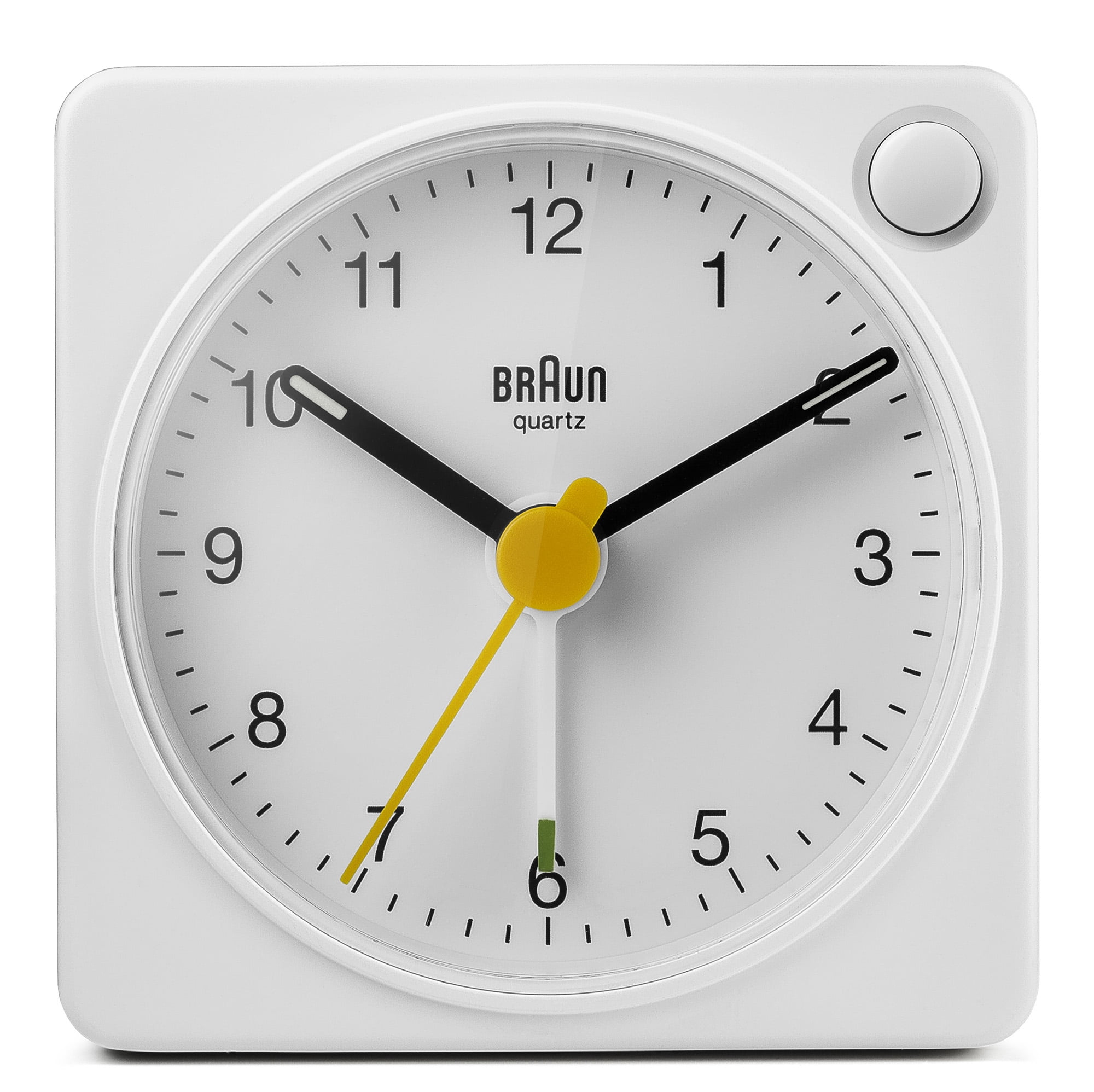 Réveil Voyage Braun BC08W-DCF - Radio Piloté Europe - Fonction Snooze - Compact