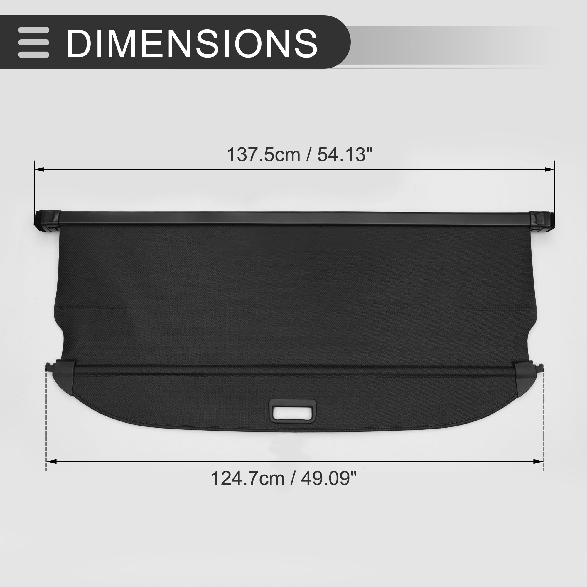 Unique Bargains Car Trunk Cargo Cover for Hyundai Ioniq 5 2022-2024 Rear Trunk Shelf
