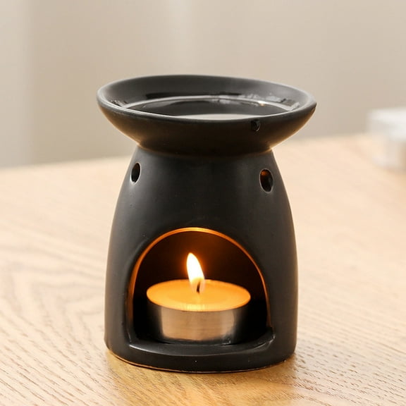 Candle Holder Essential Oil Burner Ceramic Essential Oil Burner Home Decoration Candles Melting Warmer for SPA Porch