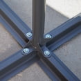 thumbnail image 4 of Stanley Outdoor Banana Sun Canopy with Steel Frame, Blue, Grey, 4 of 10