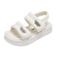 thumbnail image 4 of Mepaouo Toddler Boys Girls Water Sandals Open Toe Summer Beach Outdoor Shoes with Back Strap White 11, 4 of 5