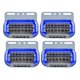 thumbnail image 1 of 4 Uds 24v 24 Led Ip67 lámpara estroboscópica impermeable para camión remolque guía de luz lámpara de neumático lateral, 1 of 5