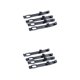 thumbnail image 1 of Correas de goma Scienceny 4 unids/set para faro de motocicleta negro, 1 of 6
