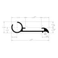 thumbnail image 2 of AP Awning Rail Adapter 021-51003-16 16 Foot Length; Mill Finish; Single, 2 of 2
