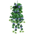 thumbnail image 1 of Flores Artificiales de Gloria de La Mañana para Colgar En La Pared, 90 Cm, de Seda, con Hojas Realistas | Decoración Duradera para La Mesa Del Salón | No Necesita Agua Ni Luz Solar, 1 of 1