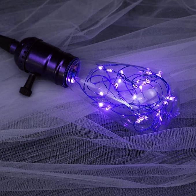 WE 3D Fireworks Edison BulbLED Decorative Firework Light Bulb, 2 Pack 3D Incandescent Bulbs Light Bulb 5W 85-265V Retro Bulb