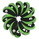 thumbnail image 3 of 12 Uds. Fundas de cabeza para Club de Golf, cubierta protectora para número de poste de hierro, color negro y verde, 3 of 5