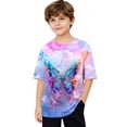 thumbnail image 5 of Shirt for Girls 12-14 Round Neck Tshirt for Boys Short Sleeve T Shirts for Teens Floral Shirt for Kids Y2k Girls Tops 7-8 my orders, 5 of 9