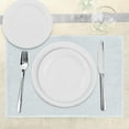 thumbnail image 3 of Ambesonne Blue Place Mats Set of 4, Vintage Ornaments Flower, Standard Size, Pale Blue, 3 of 6