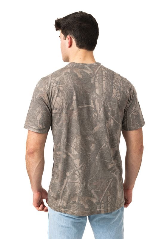 Realtree Camo Tri-Blend Short Sleeve Shirt – Lightweight & Soft, Outdoor & Hunting Apparel​ | S-5XL