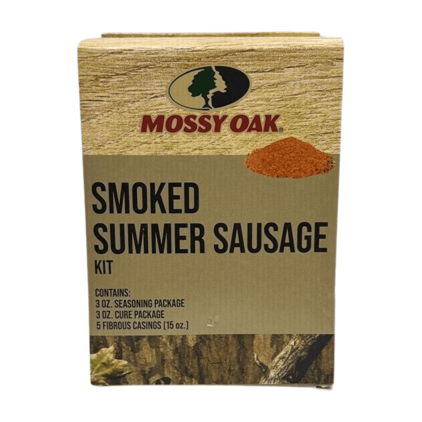 (3 pack) Mossy Oak Smoked Summer Sausage Kit, Seasons up to 15lb