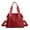 Red, variant on Anckoeil Messenger Bag Large Capacity Purpose Casual Hand Shoulder Bag Suitable for Traveling Fitness Shopping