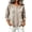 Khaki, variant on Women's Floral Embroidered Cardigan Button Down Crew Neck Long Sleeve Casual Sweater