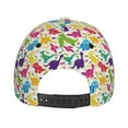 thumbnail image 6 of Balery Baseball Cap Adjustable Size for Running Workouts and Outdoor Activities All Seasons Dad Hat(Colorful Dinosaurs), 6 of 9