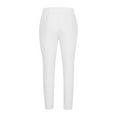 thumbnail image 5 of Tdoqot Mens Pants Straight Leg Waffle Slim Fit With Pockets Casual Mens Sweatpants White Size L, 5 of 7