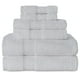 thumbnail image 1 of Gogreen Juego de Toallas de Baño de 6 Piezas, 2 Toallas de Baño, 2 Toallas de Mano y 2 Toallitas, Toallas 100% Algodón Muy Absorbentes para Baño, Gimnasio, Hotel (Gris Claro), 1 of 7