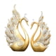thumbnail image 1 of 2 figuras de cisne con forma de cisne, colección decorativa para oficina, escritorio de oficina en casa. dorado, 1 of 9