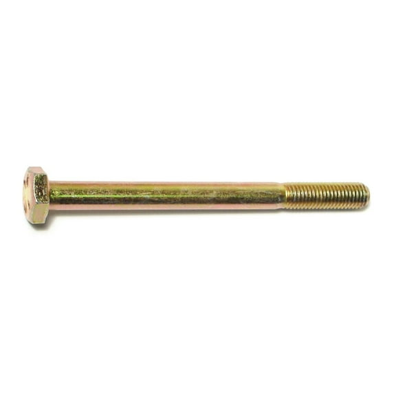 1/4"-28 x 3" Zinc Plated Grade 8 Steel Fine Thread Hex Cap Screws HCS8-083