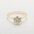thumbnail image 5 of LBG British Made 14k Rose Gold Cubic Zirconia Womens Promise Ring - 33 size options - Size 10.5, 5 of 7