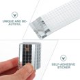 thumbnail image 3 of 2 rollos de pegatinas adhesivas para azulejos de espejo, mosaicos para decoración de pared, calcomanías cuadradas para el hogar, 3 of 6
