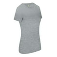 thumbnail image 3 of Natural Uniforms Women's Short Sleeve Round-Neck T-Shirt Under Scrub (Heather Charcoal, Small), 3 of 5