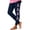 Navy, variant on DeHolifer Women’s Yoga Leggings Breast Cancer Printed Straight Leg Full Length Pants