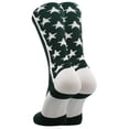 thumbnail image 2 of All Stars Crew Socks (Dark Green/White, Small), 2 of 2