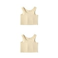 thumbnail image 2 of Chaleco corto Minnieouse para mujer sin mangas de verano estirable Negro, 2 of 6