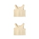 thumbnail image 4 of Chaleco corto Minnieouse para mujer camisetas sin mangas de verano ropa interior estirable sin mangas sin costuras Negro, 4 of 6