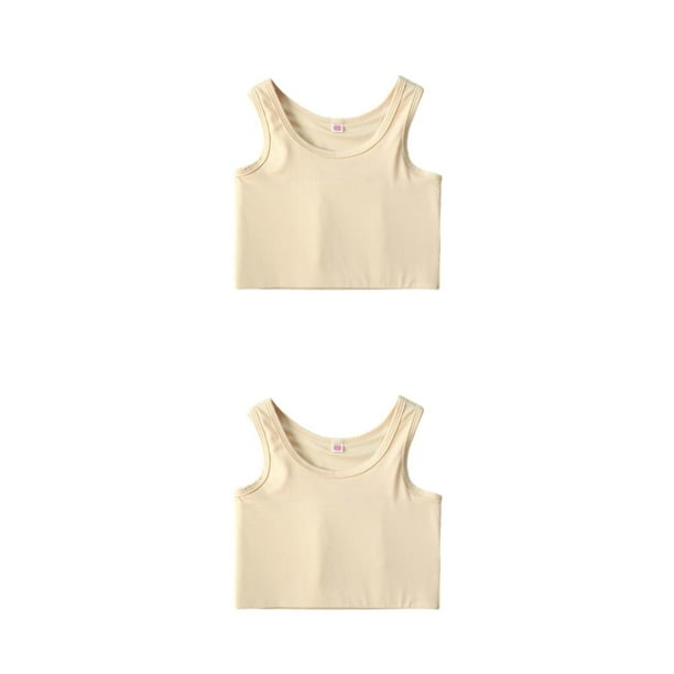 Qarigey Chaleco corto para mujer, camisetas sin mangas para clima cálido, ropa interior elástica, corsé Sexy ajustado corto sin costuras de Color de piel/5XL 2Conjunto