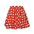 thumbnail image 1 of TIYOMI Plus Size Fall Skirts 2X Mini Hidden Zipper Skirts Red Polka Fots Flared Swing A Line Skirt Fall Winter Skater Skirt 2XL 18W 20W, 1 of 5