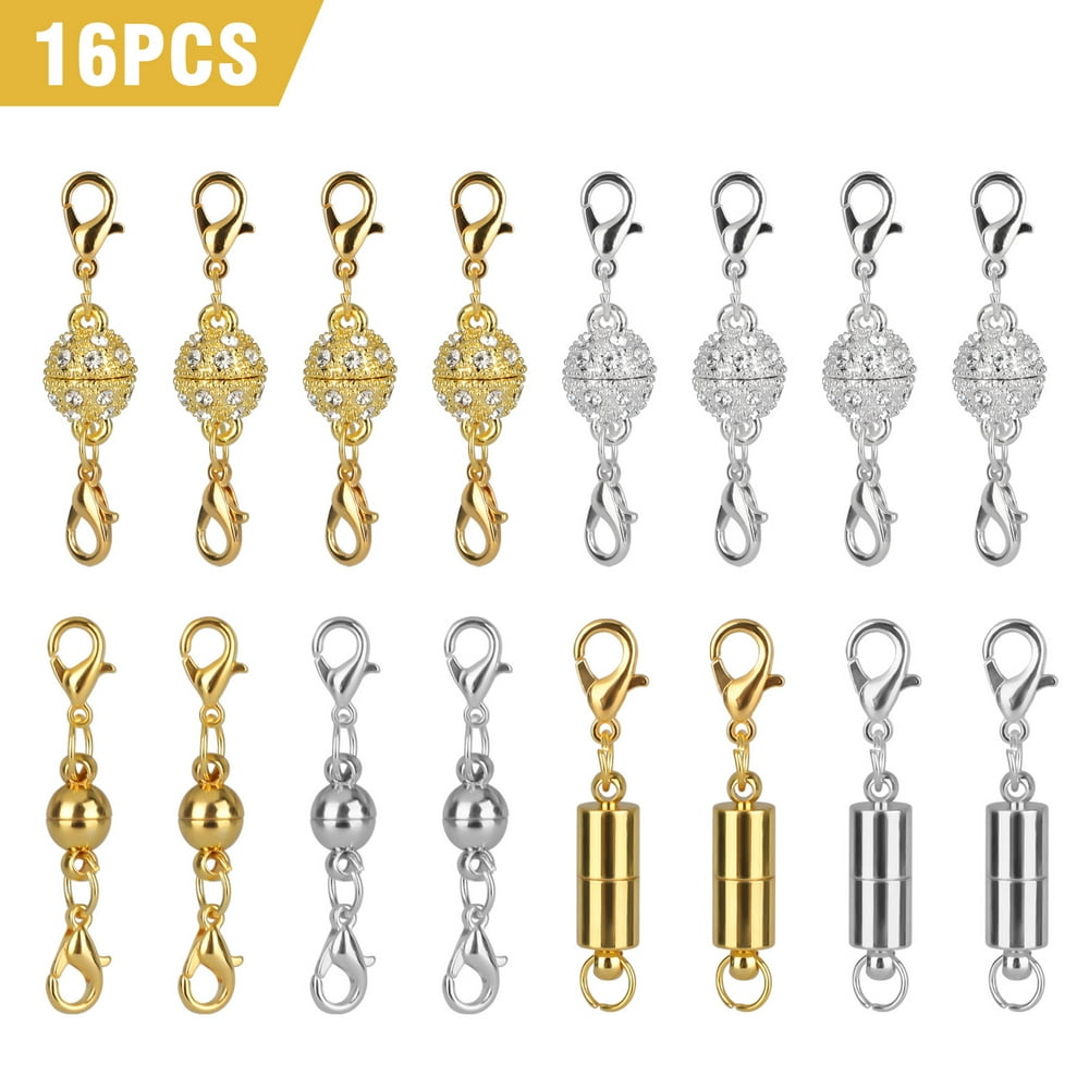 TSV 16pcs Lobster Clasps, TSV Silver & Gold Color Jewelry