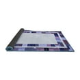 thumbnail image 2 of Ahgly Company Indoor Rectangle Abstract Blue Contemporary Area Rugs, 7' x 9', 2 of 4