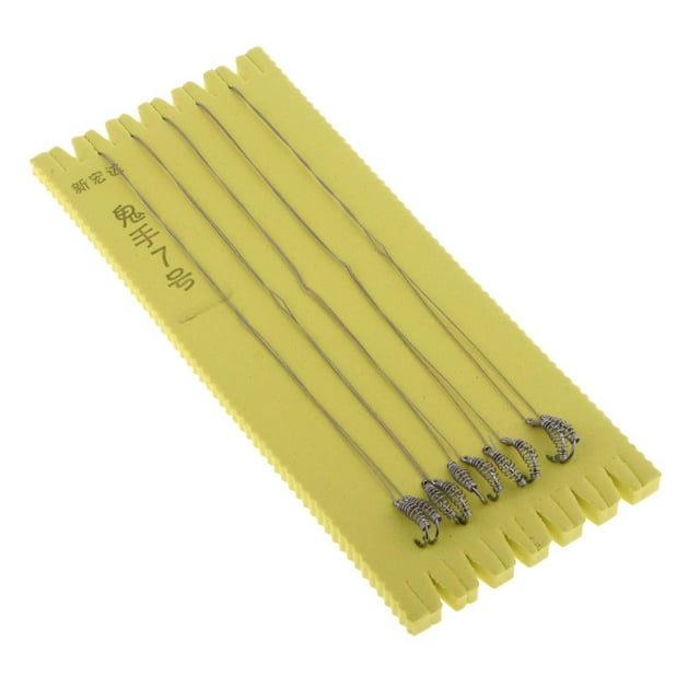 5 Pares s de Púas Giratoria Pesca Accesorios Práctico Aparejo Spring Hooks Barbed Swivel Accesorios De Anzuelos Tamaño del 7 DYNWAVEMX Ganchos de pesca de púas de primavera