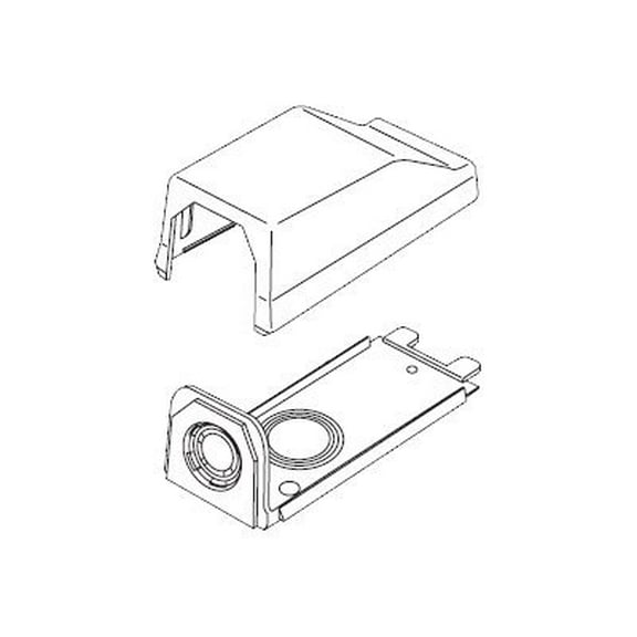 Legrand Entrance End,Ivory,PVC,Ends 2310A